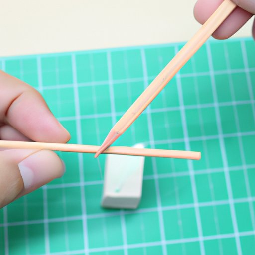 Utilize a Bamboo Skewer and an Eraser